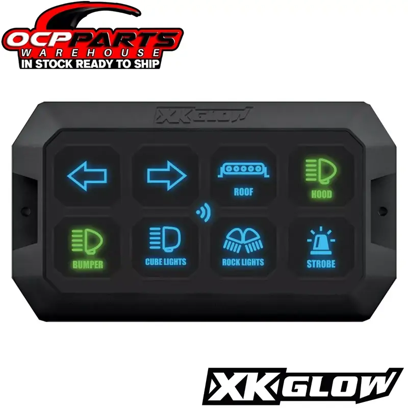 NEW XK GLOW XKCOMMAND OFF ROAD SWITCH PANEL WITH BLUETOOTH XK-CMD-KIT