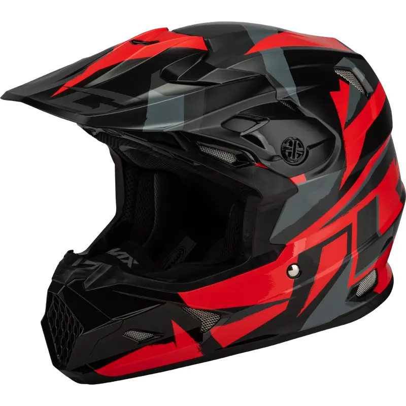 Mx 96s Splinter Helmet Black/Red 2x