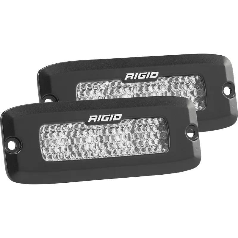 Driving Diffused Black Flush Mount Pair SR-Q Pro RIGID Industries
