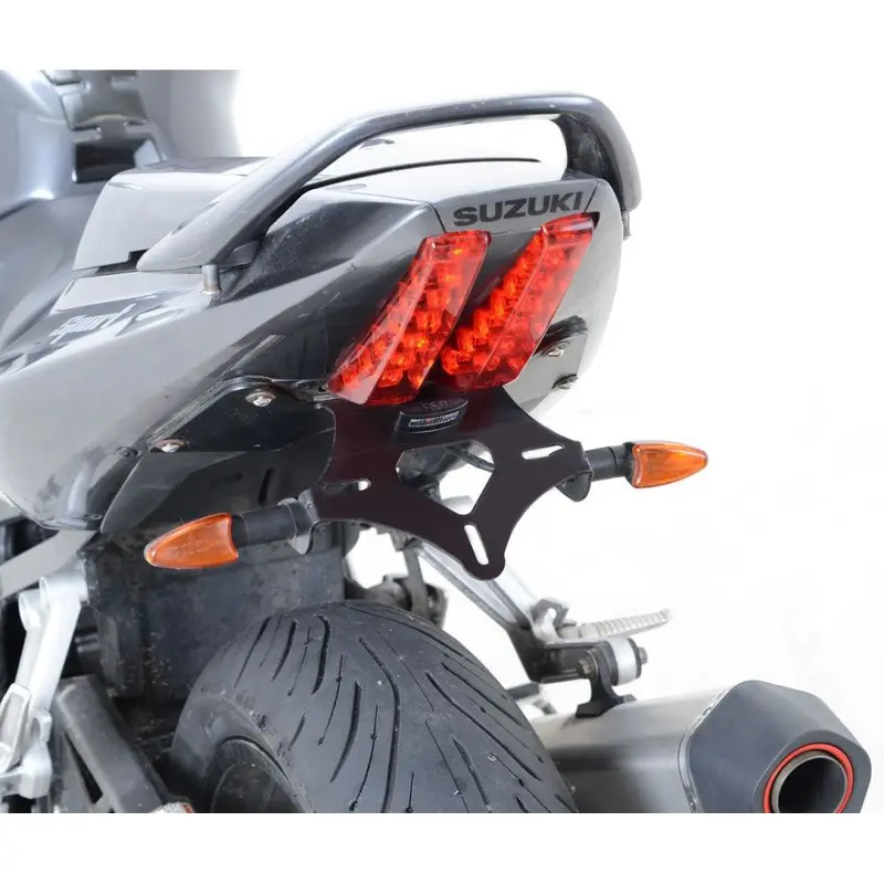 R&G Racing Black Tail Tidy License Plate Holder For 2007-2012 Suzuki SV650 Bikini