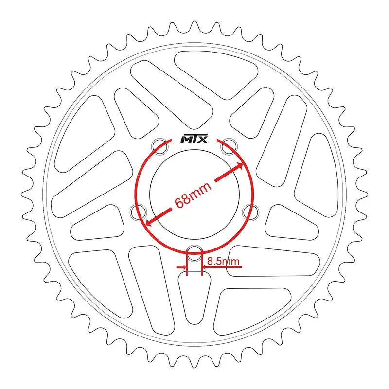 MTX Steel Sur-Ron Rear Sprocket #420 (48T)