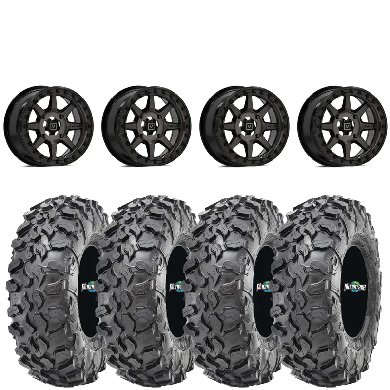 Valor Offroad V13 Dark Tint beadlock on Maxxis Carnivore | 4/137