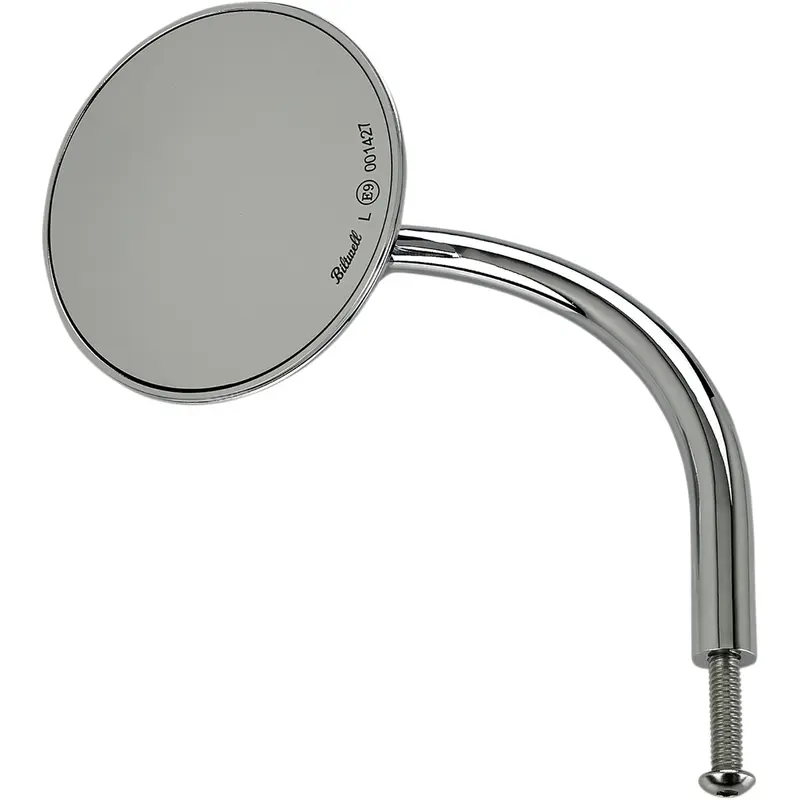BILTWELL Mirror - Utility - Side View - Round - Perch - Chrome - Each 6503-400-531