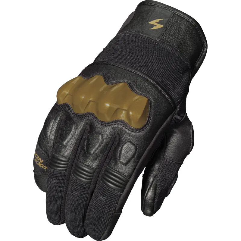 Hybrid Air Gloves Black/Gold Md