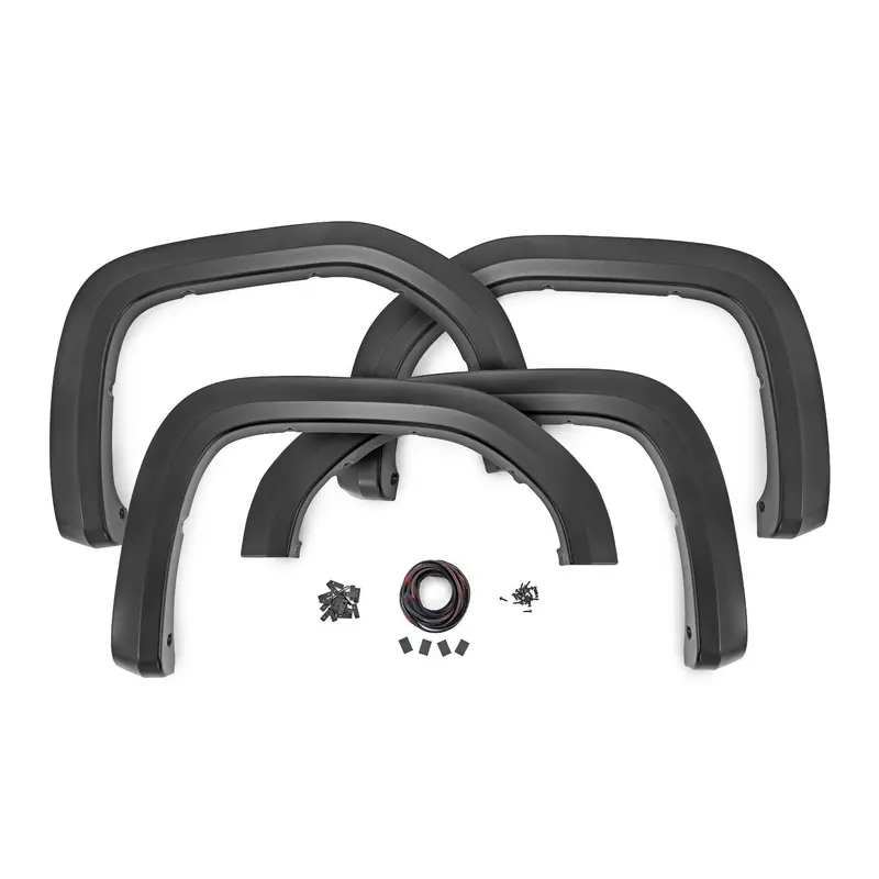 Fender Flares | Sport | GBA Black | GMC Sierra 1500 2WD/4WD (2019-2025 & Classic) | S-G11911-GBA