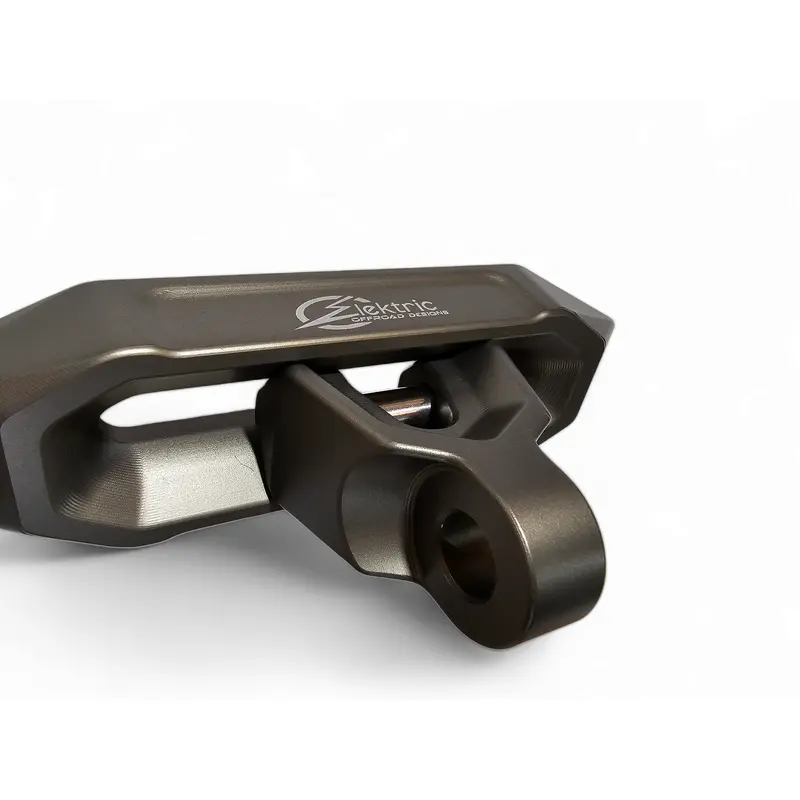 Elektric Offroad Designs UTV Winch Fairlead and Hook | Gunmetal