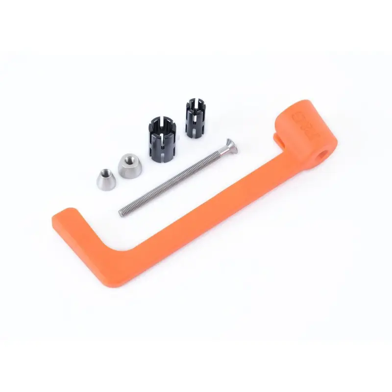R&G Racing Red Moulded Lever Guard For 2017-2021 Ducati Scrambler Desert Sled