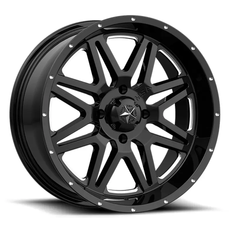 M26 VIBE 16X7 4X137 MILLED G-BLACK 00MM
