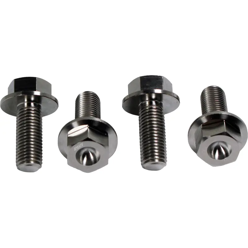 Yamaha Banshee 350 Race TITANIUM Foot Peg Bolts OEM Size Bolt Kit 95822-10025-00