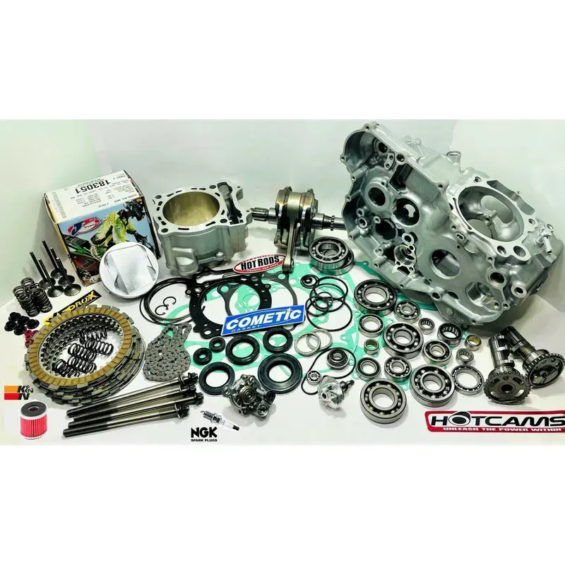 03-13 YZ250F YZ 250F Cases 83mm Big Bore Stroker Complete Rebuild Hotcams Valves