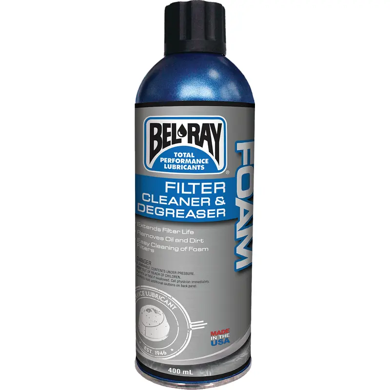 BEL-RAY Foam Filter Cleaner and Degreaser 400ml - Part Number 99180-A400W