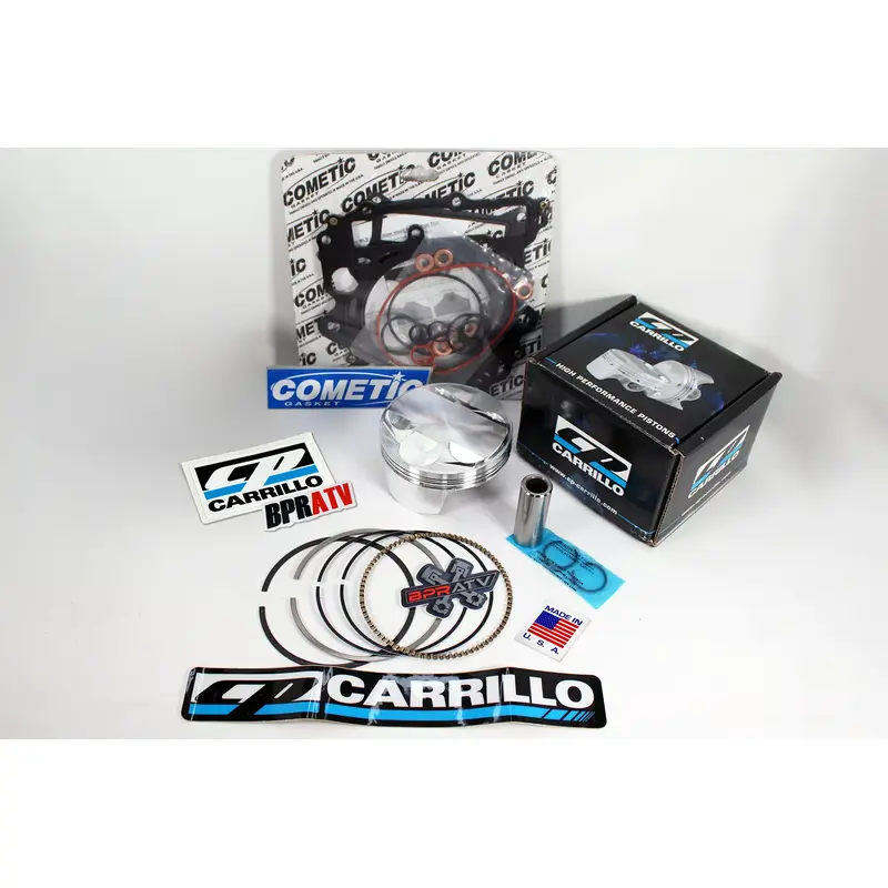 Yamaha Grizzly 660 102mm CP Carrillo Big Bore 12:1 686cc Piston Cometic Gaskets