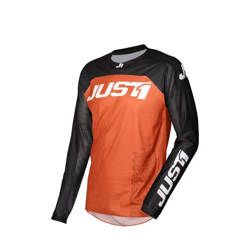 JUST1 J-FORCE MX JERSEY TERRA BLK/ORG XS