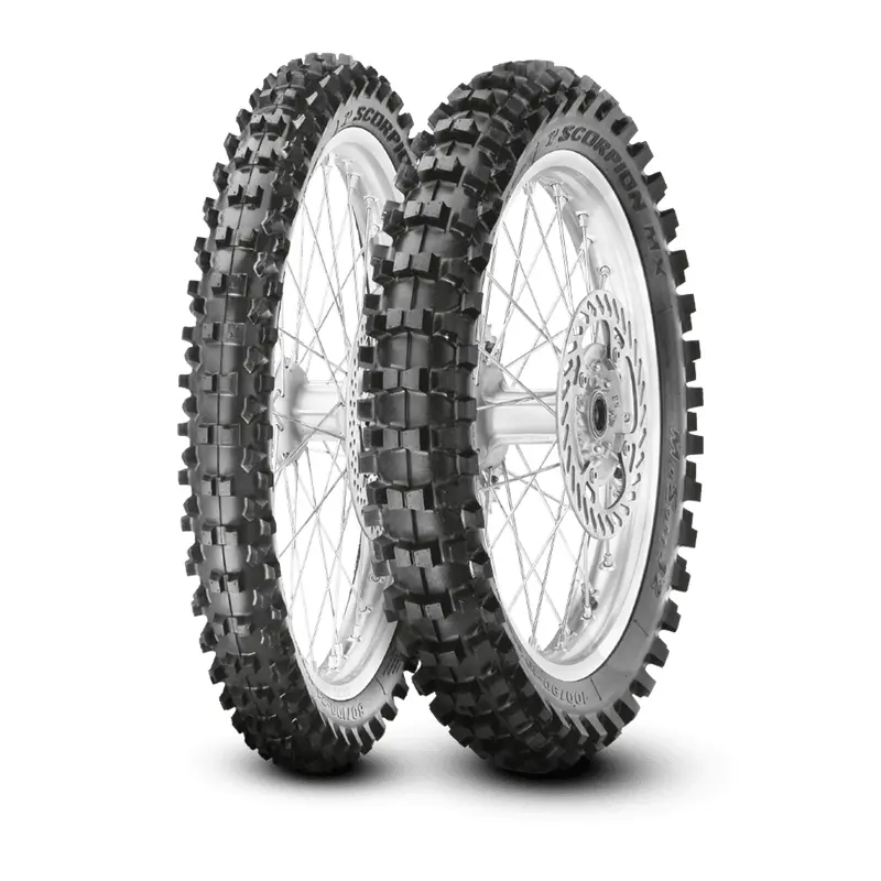 PIRELLI SCORPION MX 32 NHS 90/100-14 49 M Rear Two-Wheeler Tyre (Requires Tube)