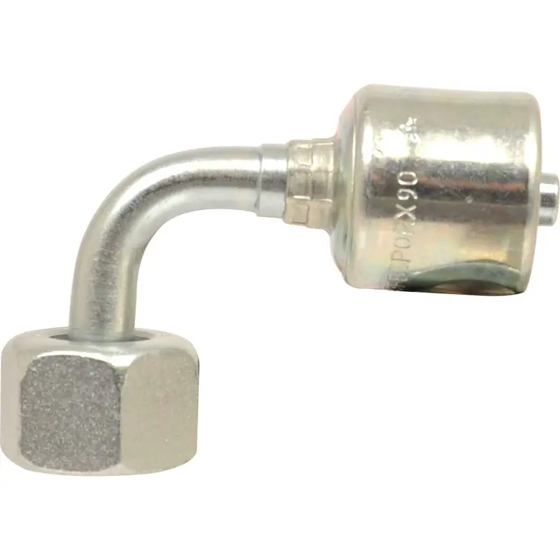 Gates BSP 60 Hose Insert 1/4'' x 3/8'''' Female 90 Swept Swivel - S.116145
