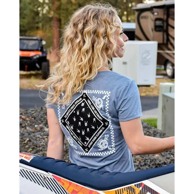 Bandana Ladies V Neck Tee