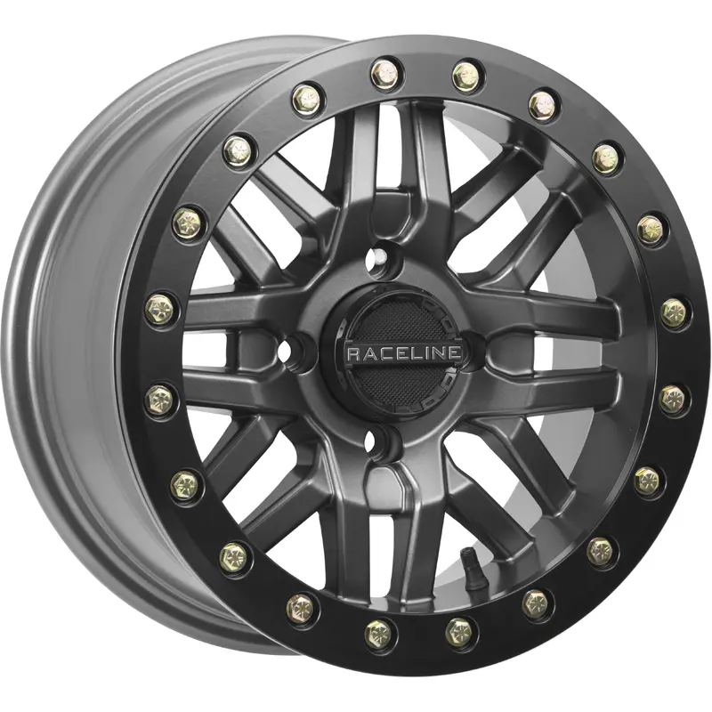 RACELINE RYNO BEADLOCK 4/156 14X7 5+2 GUNMETAL A91G-47056-52