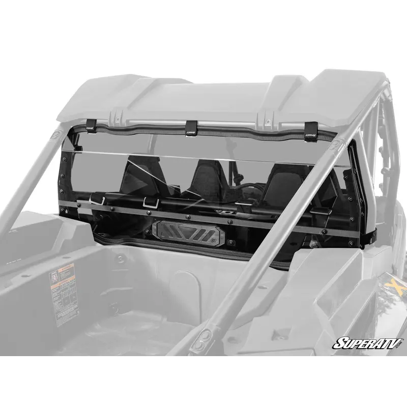 SuperATV Polaris RZR XP Rear Vented Windshield