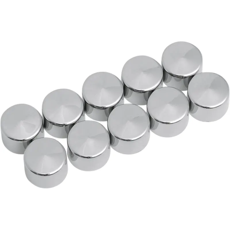 DRAG SPECIALTIES Bolt Covers - Allen/Socket - 5/16" - Chrome - 10 Pack 352048