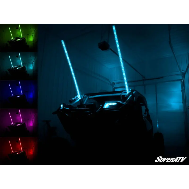 RGB LED Whip Lights