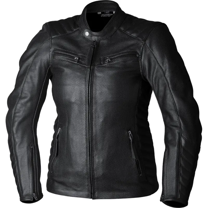 Ladies Roadster Air Ce Jacket Black Leather 2xl