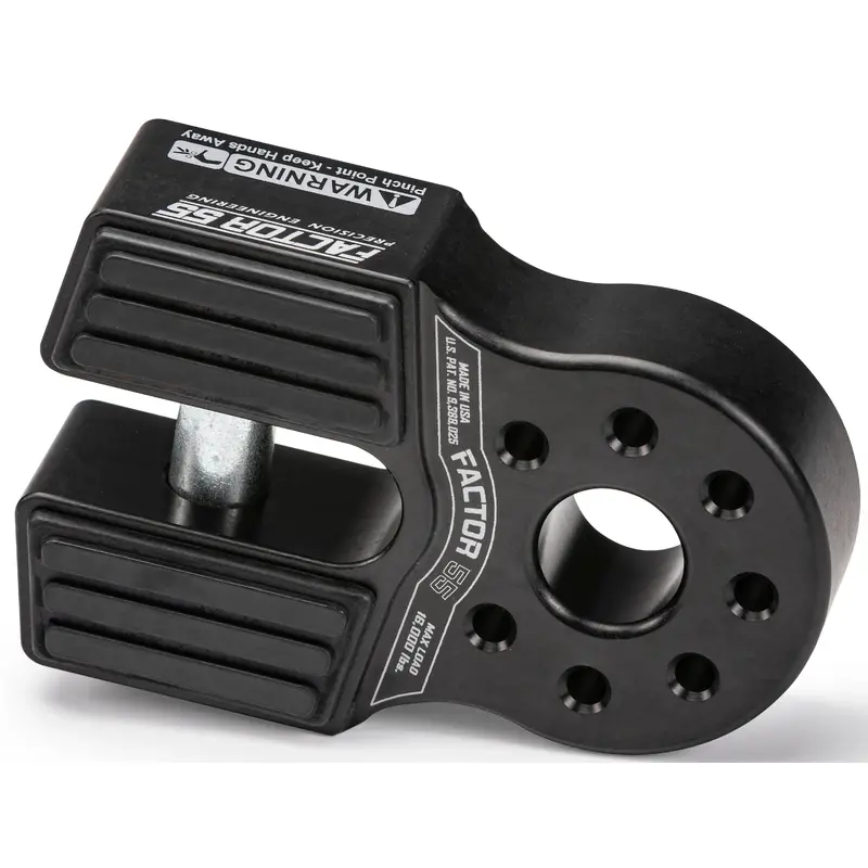 Flatlink Xtv Winch Shackle Black