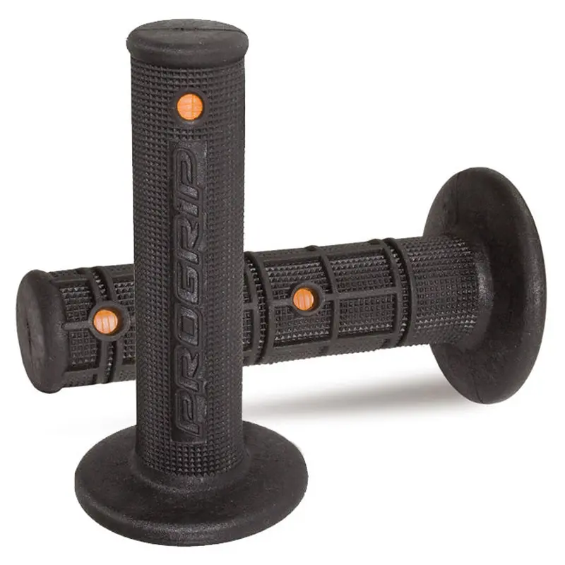 Black/Orange Dot Double Density Grips 115mm Progrip (PG799BO)
