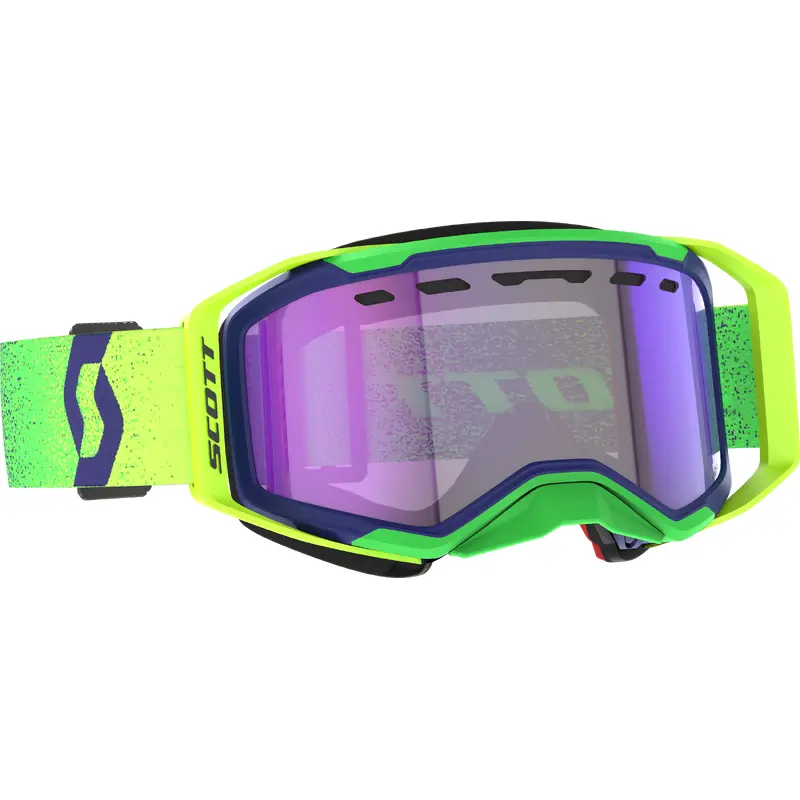 Prospect 2.0 Smb Ls Goggle Mdnt Prp/Sfty Ylw Ls Blue Chrm