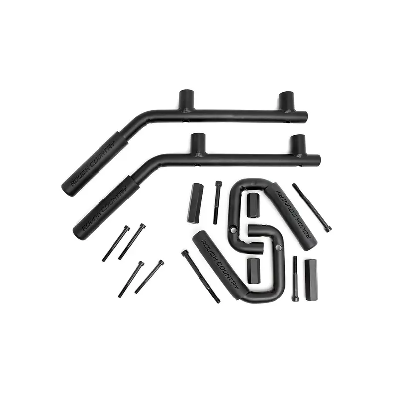 Grab Handles | Steel | FR & RR | Black | Jeep Wrangler JK/Wrangler Unlimited (07-18) | 6503