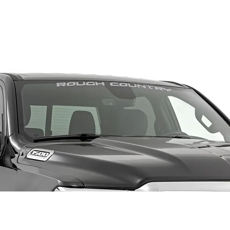 Rough Country Decal | 3.6 Inch x 35 Inch | Silver | 84166SR