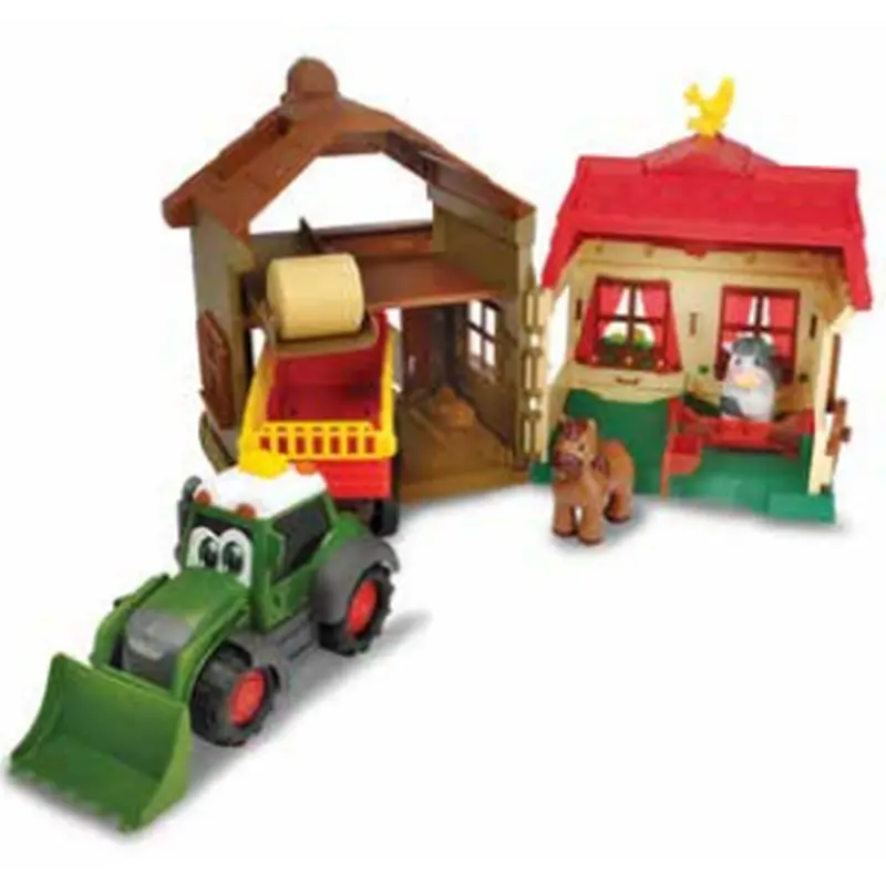 Fendt Happy Farmhouse  Interactive Toy Set with Tractor & Animals | X991019014000