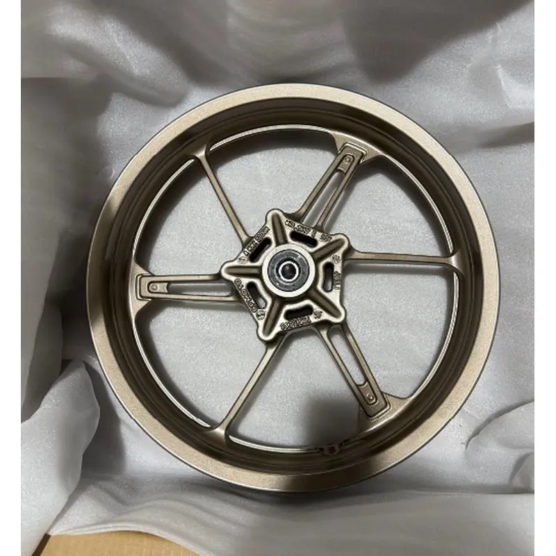 Front wheel rim suit CF450SRS signal arm golden color 6AQV-070200-1300-M1-0YJ00