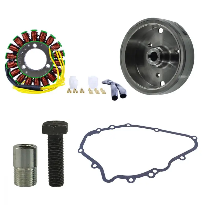 RMStator Generator Stator Kit with Crankcase Gasket, Flywheel, with Puller
