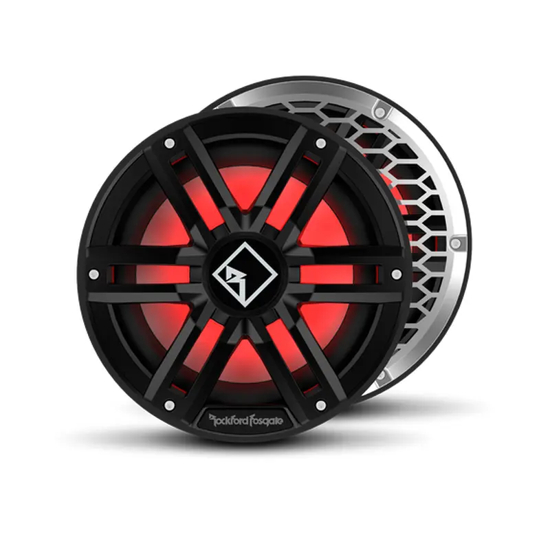 ROCKFORD FOSGATE M2 10" DVC 2 Color Optix Infinite Baffle Marine Subwoofer - Black
