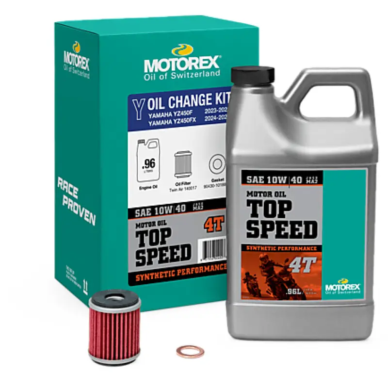 Motorex Top Speed Oil Change Kit Yamaha 0.96L 10W/40 | 311246