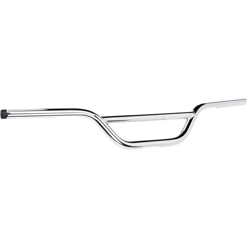 BILTWELL 1" Handlebar w/ TBW Plugs - Moto - Chrome 6016-1057