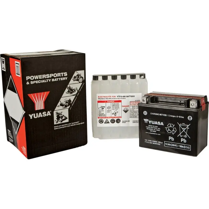 Yuasa Battery Ytx12 Bs Maintenance Free