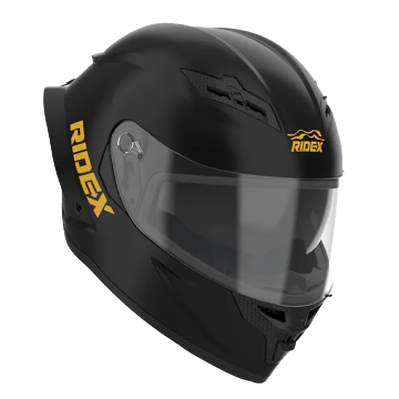RIDEX Titanium Midnight Glossy Helmet