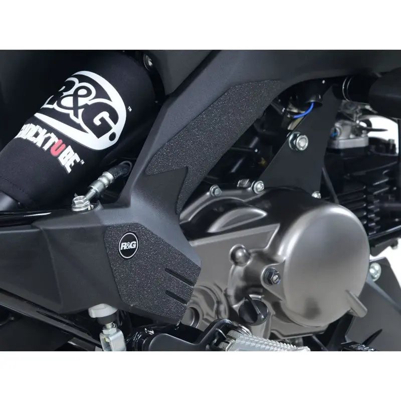 R&G Racing Black Boot Guard Kit For 2016-2018 Kawasaki Z125