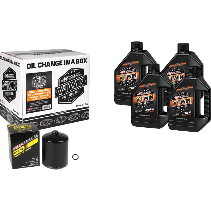 V-TWIN QUICK CHANGE KIT EVO MINERAL BLACK FILER
