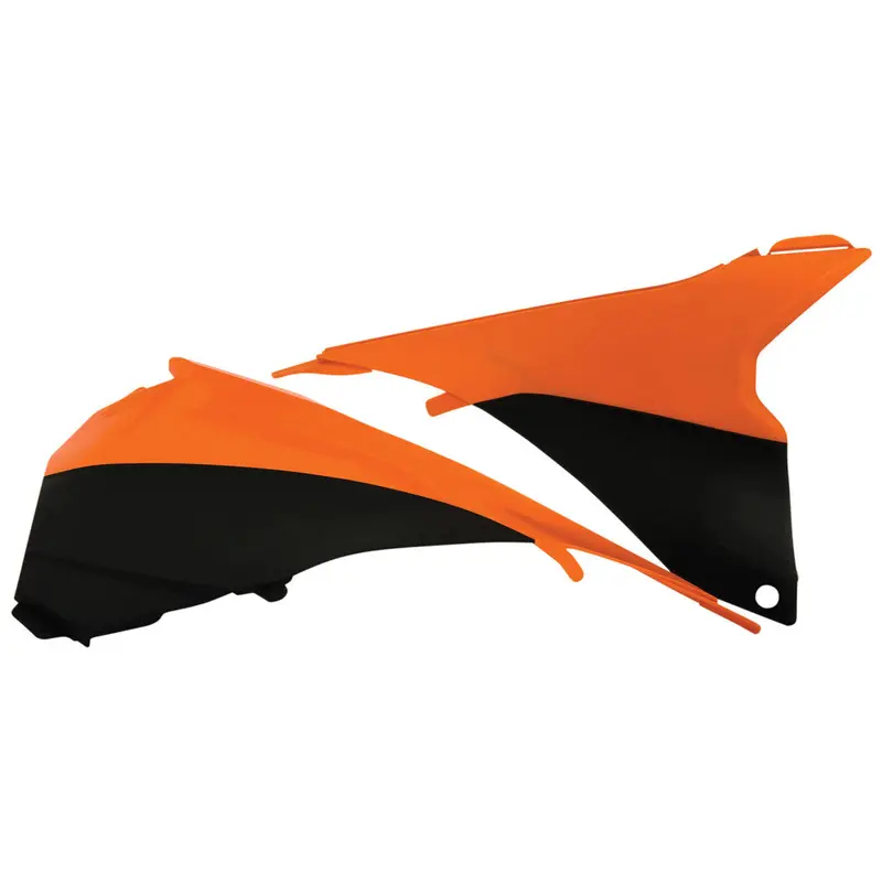 ACERBIS AIRBOX COVER BLACK/FLUORESCENT ORANGE 2314294617