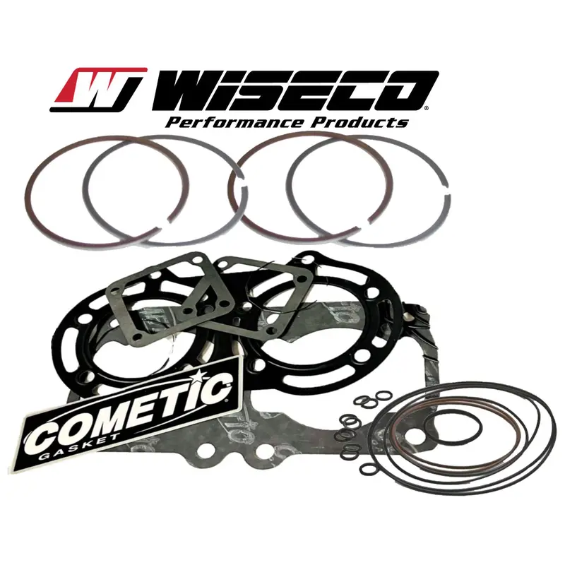 Banshee 421 Cub Piston Rings Wiseco Ring Set Cometic Gaskets Top End Rebuild Kit