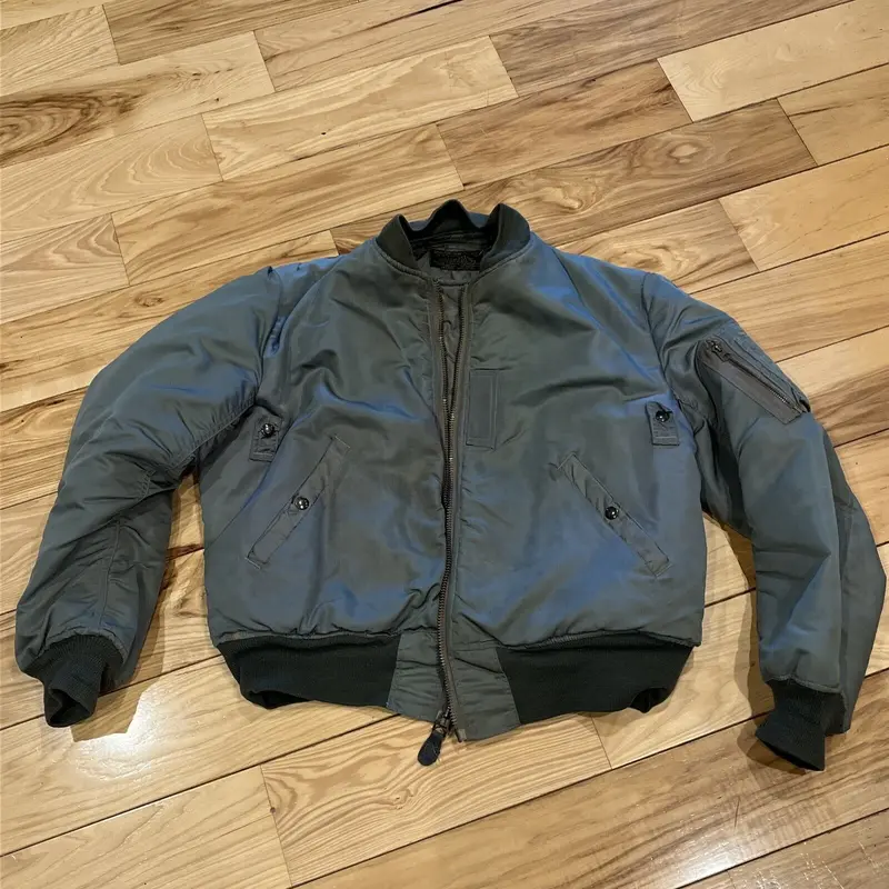 Air Force USAF Vintage Flying Mans Jacket MA-1 Mil-J-8279 Skyline Clothing Large