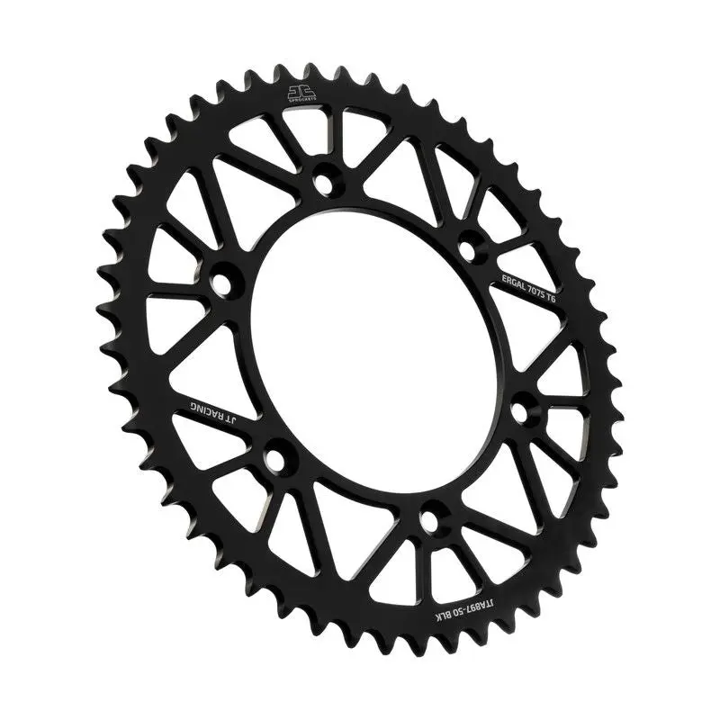 JT Sprockets Rear Racelite Aluminum Race Sprocket Orange 50 Tooth 50T 520 Chain