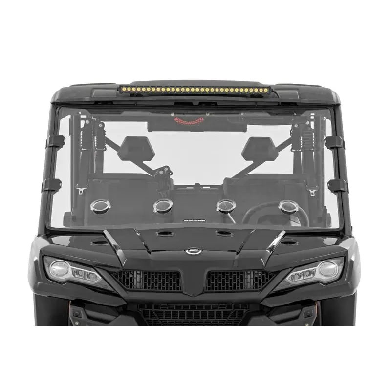 Rough Country - Vented Full Windshield - Scratch Resistant | CF Moto UForce 1000/1000XL