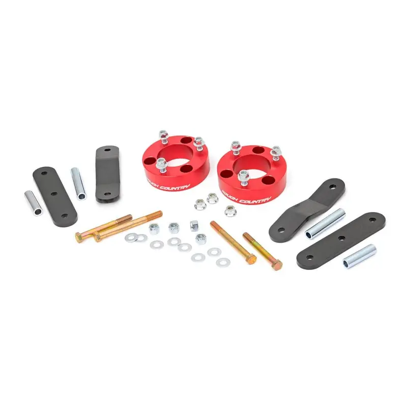 2.5 Inch Leveling Kit | Red Spacers | Nissan Frontier (05-25)/Xterra (05-15)  | 867RED
