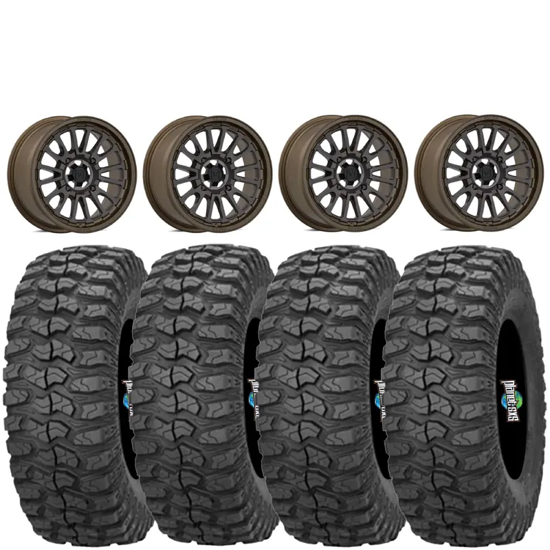 Valor V14 Root Beer 5/4.5 5+2 mounted on Sedona Rock a Billy Tires