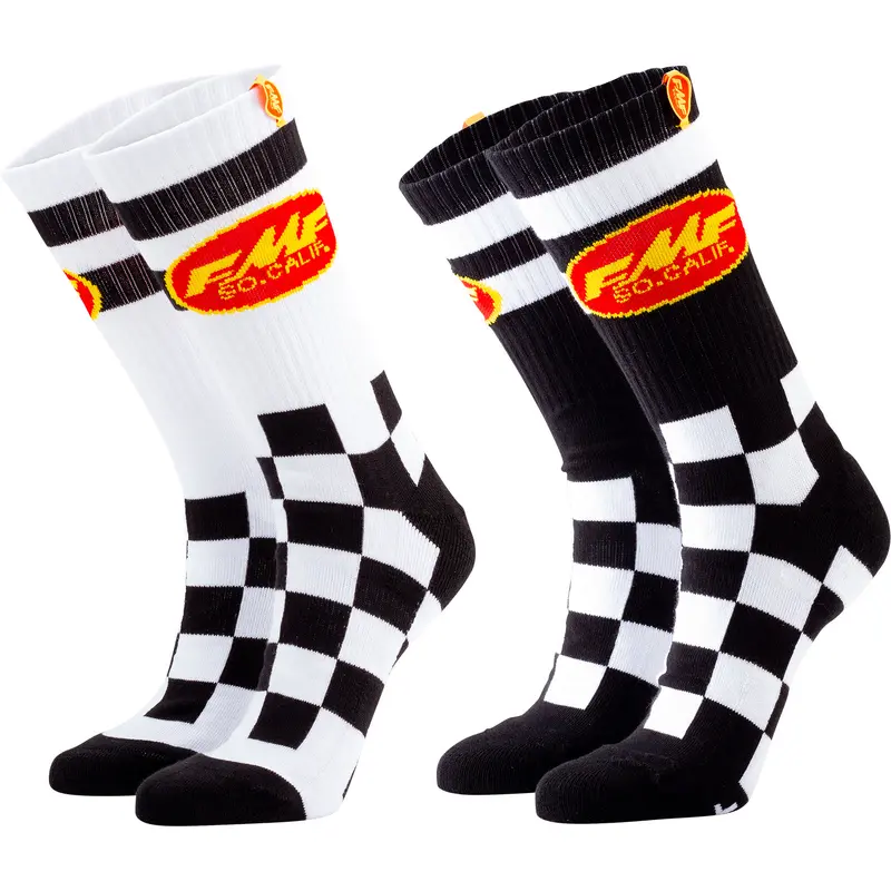 Checker Socks 2pk Assorted