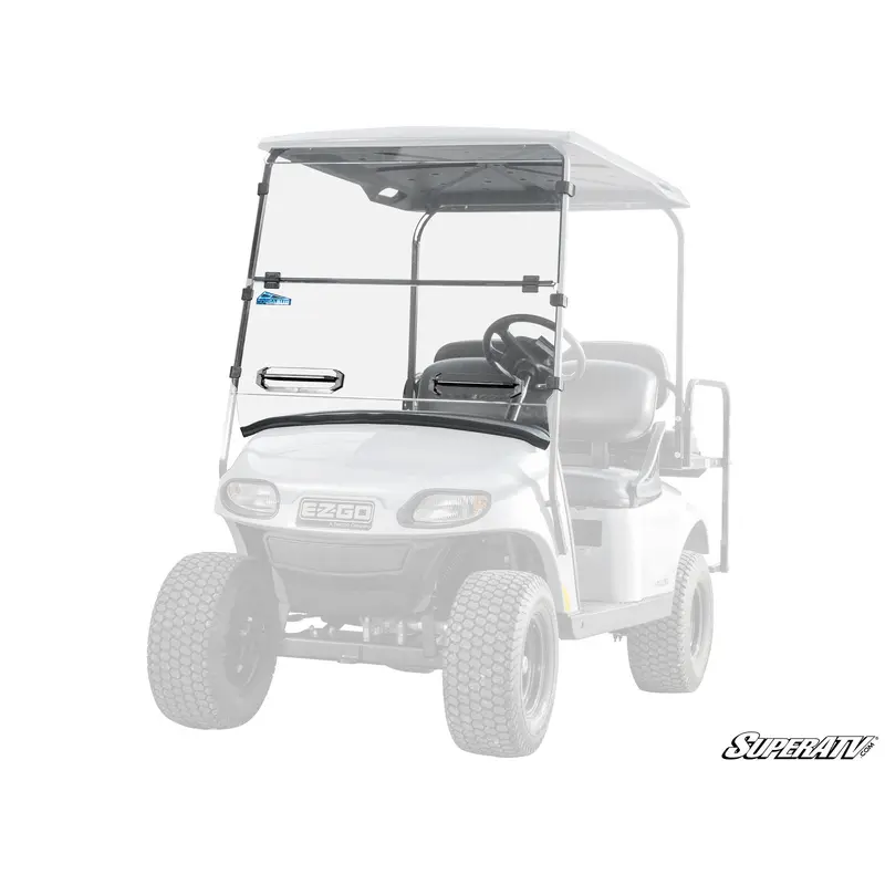 Corsa Blue E-Z-GO TXT Valor Flip Down Windshield