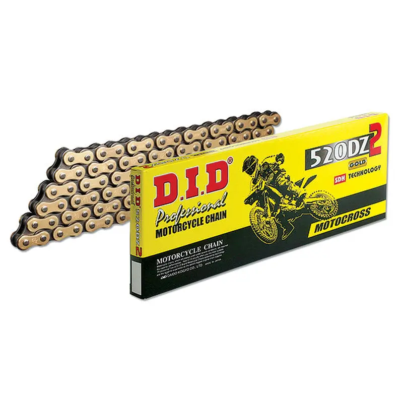 520DZ2 x 108RB G&B solid bush chain w/ RJ clip link DID (520DZ108G)
